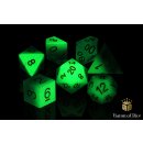 Baron of Dice - Blue Water Sharp Edge RPG Dice Set (7...