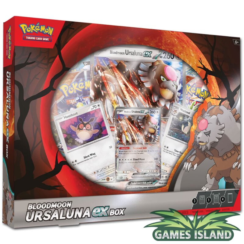 Pokemon bloodmoon ursaluna ex box english