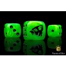 Baron of Dice - Bubonic Rats 16mm Round Corner Dice (25)