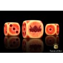 Baron of Dice - Bone Crown 16mm Round Corner Dice (25)