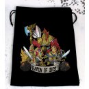 Baron of Dice - Premium Black Dice Bags - Golden Warriors