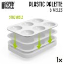 Green Stuff World - Plastic Rectangular Mixing Palette