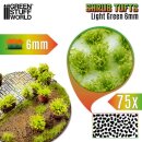 Green Stuff World - Shrub Tufts 6mm self-adhesive - Light...