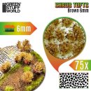 Green Stuff World - Shrub Tufts 6mm self-adhesive - Brown