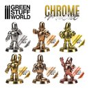 Green Stuff World - Chrome Paint - BRONZE 17ml (Pack x20)