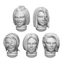 Green Stuff World - DakkaDakka - Blood Vampire Female Heads