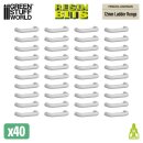 Green Stuff World - Mecha Detail Parts - 12 mm Ladder Rungs