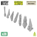 Green Stuff World - Mecha Detail Parts - Mecha Antennas