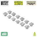 Green Stuff World - Mecha Detail Parts - Square Rivets...