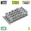 Green Stuff World - Mecha Detail Parts - Square Vernier Detail Parts