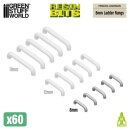 Green Stuff World - Mecha Detail Parts - 8mm Ladder Rungs