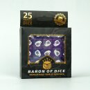 Paintomancy Dice – Translucent Blue and Purple with...