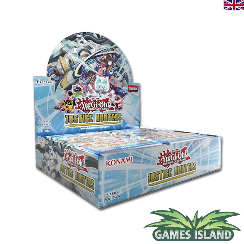 Pokemon yugioh! justice hunters booster display booster box english / 1st edition