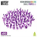 Green Stuff World - PURPLE Resin Crystals - Small