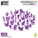 Green Stuff World - Purple Resin Crystals - Medium