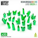 Green Stuff World - Green Resin Crystals - Large