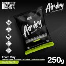 Green Stuff World - Air Dry Foam Clay 250gr. - Black
