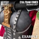 Green Stuff World - EVA foam cones 30mm (pack x10)
