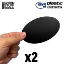 Green Stuff World - Plastic Bases - Oval Pill 120x92mm