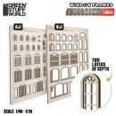 Green Stuff World - Arched Classic Miniature Windows - Large
