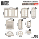 Green Stuff World - Arched Classic Miniature Windows - Large