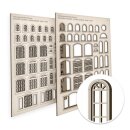 Green Stuff World - Arched Classic Miniature Windows - Small