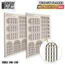 Green Stuff World - Industrial Arched Miniature Windows -...