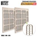 Green Stuff World - Industrial Arched Miniature Windows -...