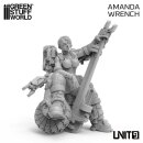 Green Stuff World - UNIT9 figures - Amanda Wrench 54mm