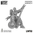 Green Stuff World - UNIT9 figures - Amanda Wrench 54mm