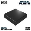 Green Stuff World - Square plinth 16x16 cm - Black